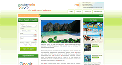 Desktop Screenshot of gostayasia.com
